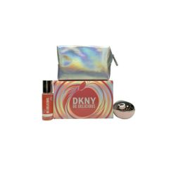 DKNY Be Delicious Fresh Blossom Gift Set 100ml EDP + 125ml Body Mist + Pouch - Beauty Bop